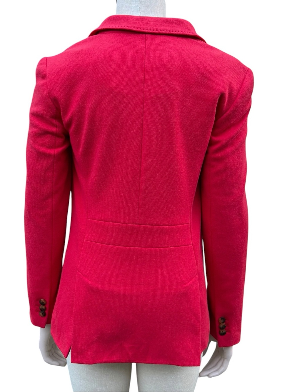 Talbots Red  Knit Two-Button Blazer - Picture 2 of 6